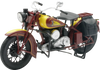 1934 Indian Sport Scout - 1:12 Scale - Red/Yellow - Lutzka's Garage