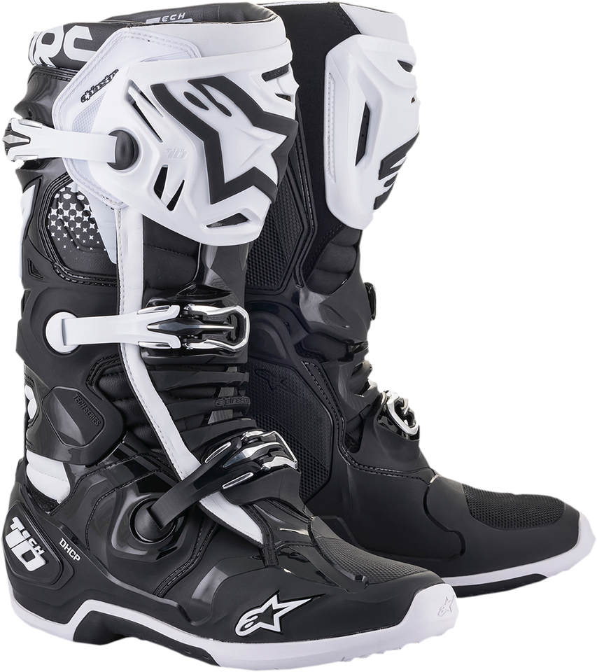 Tech 10 Boots - Black/White - US 7 - Lutzka's Garage