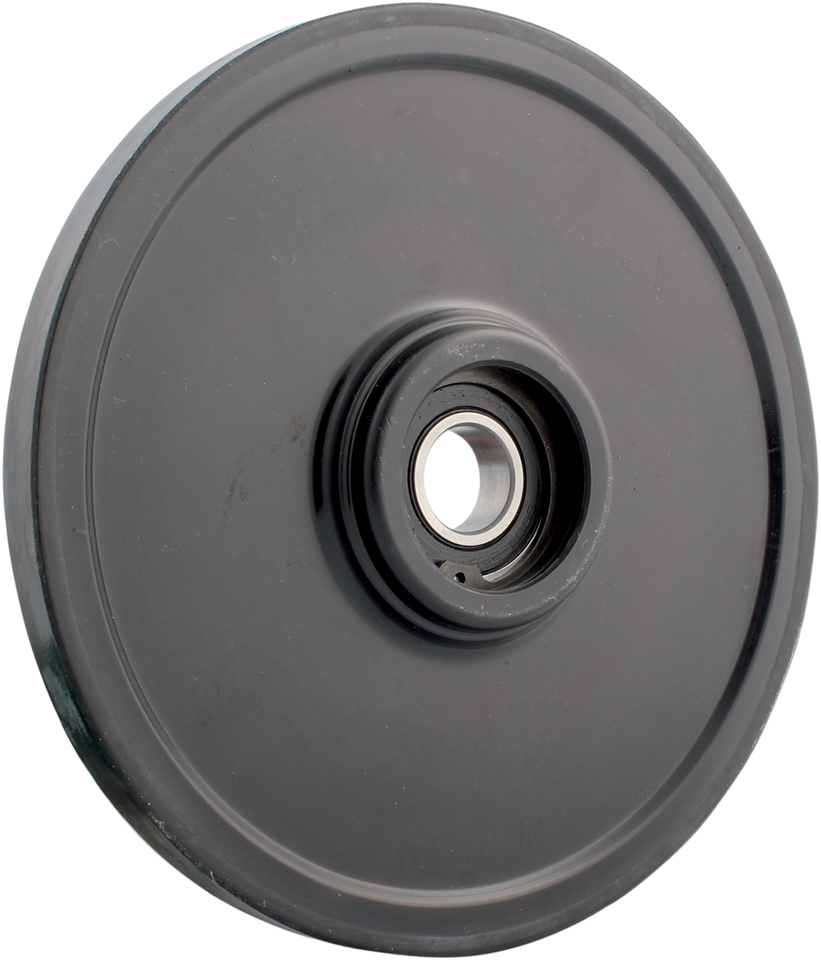 Idler Wheel with Snap Ring/Bearing 6004 - Black - 180 mm OD x 20 mm ID - Lutzka's Garage