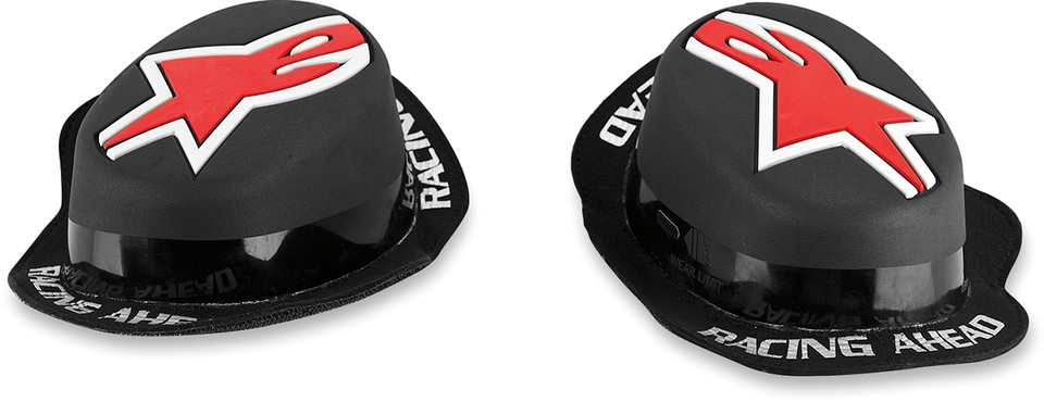 GP Rain Knee Sliders - Black/Red - Lutzka's Garage