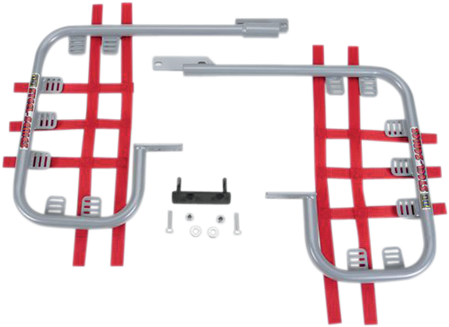 Nerf Bars - TRX250EX - Silver/Red