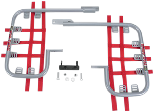 Nerf Bars - TRX250EX - Silver/Red