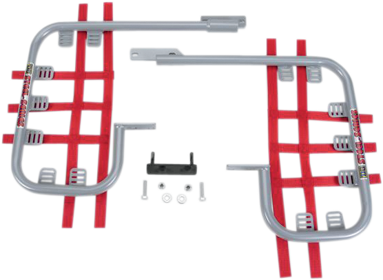 Nerf Bars - TRX250EX - Silver/Red