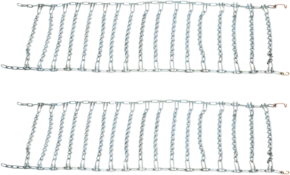 Tire Chains - V-Bar - 2 Space - 14" W x 54" L - Pair