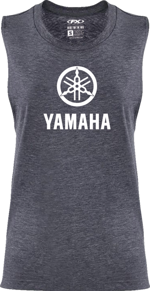 Womens Yamaha Idol Muscle Tank Top - Heather Navy - Small - Lutzka's Garage