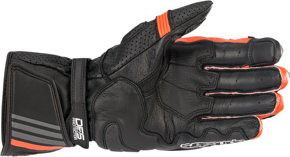 GP Plus R v2 Gloves - Black/Fluo Red - Small - Lutzka's Garage