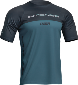 Intense Assist Censis Jersey - Short-Sleeve - Teal/Midnight - Medium - Lutzka's Garage