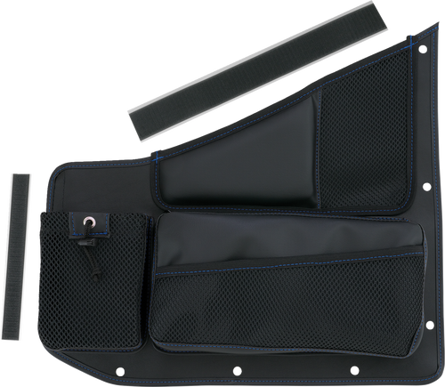 Kaliber Organizer - Passenger - Black w/ Blue Stitching