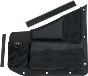 Kaliber Organizer - Passenger - Black w/ Blue Stitching