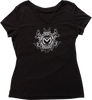 Womens Filigree T-Shirt - Black - Small - Lutzka's Garage