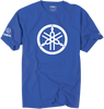 Yamaha 2D Tuning Fork T-Shirt - Royal Blue - Medium - Lutzka's Garage