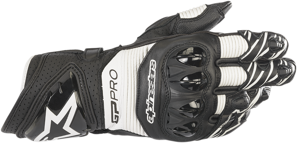 GP Pro RS3 Gloves - Black/White - Medium - Lutzka's Garage