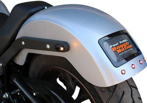 The Fix Rear Fender - Black Frame Plate - M8 Softail®