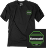 Kawasaki Octagon T-Shirt - Heather Black - Medium - Lutzka's Garage