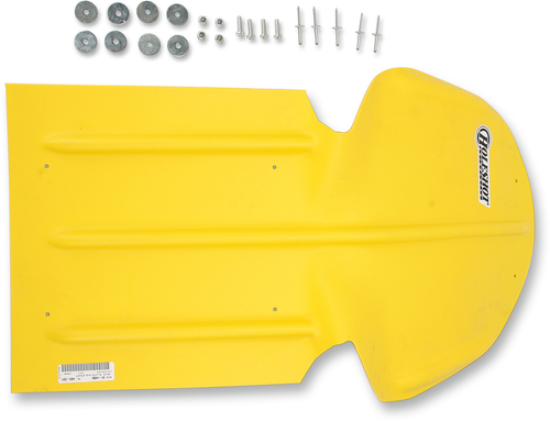 Skid Plate - Yellow - Polaris - Lutzka's Garage