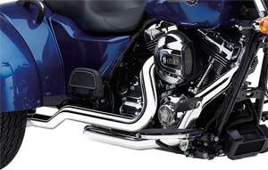 Powerport Dual Headpipes - Chrome - Lutzka's Garage