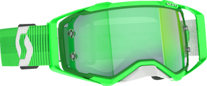 Prospect Goggle - Green/White - Green Chrome - Lutzka's Garage