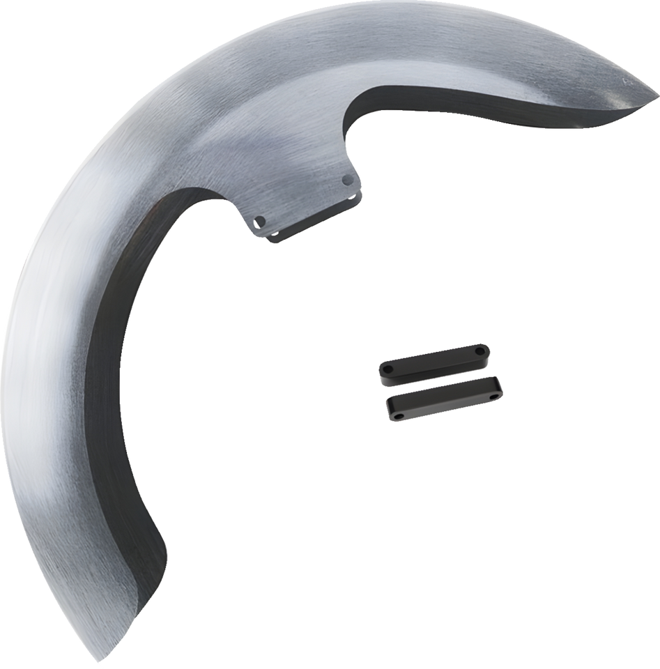 Thicky Front Fender - 19" Wheel - With Black Adapters - CVO Street Glide/Road Glide