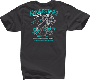 Speedway T-Shirt - Black - Medium - Lutzka's Garage