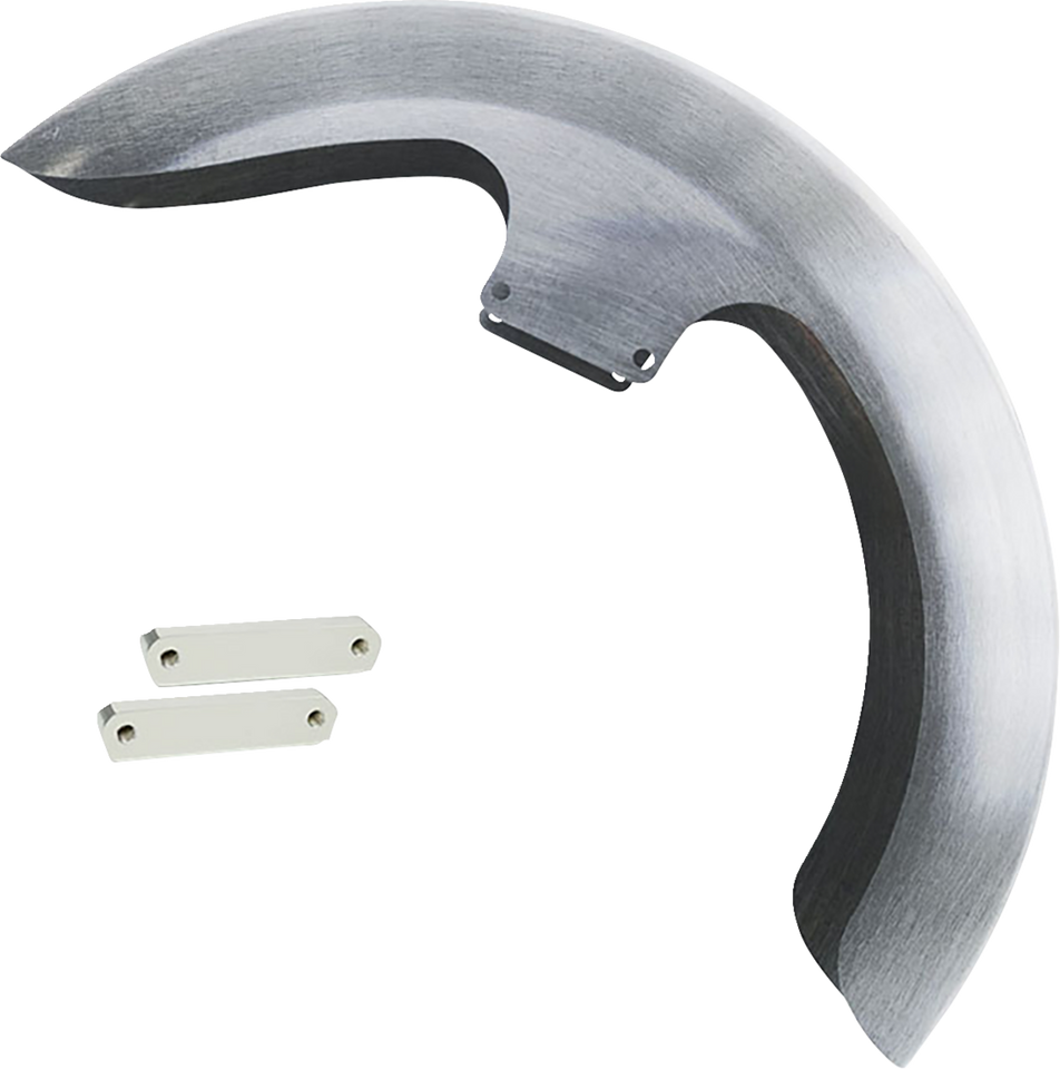 Thicky Front Fender - 21" - With Chrome Adapters