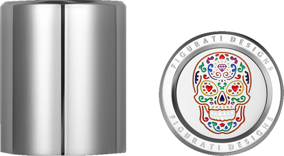 Docking Cover - Short - Mirror Polished - Sugar Skull