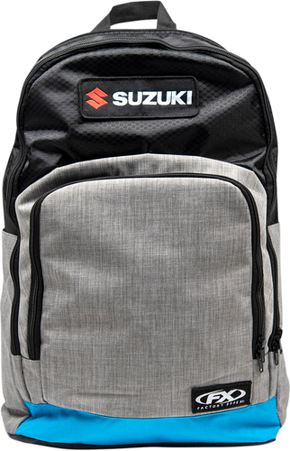 Suzuki Standard Backpack - Black/Gray/Blue - Lutzka's Garage