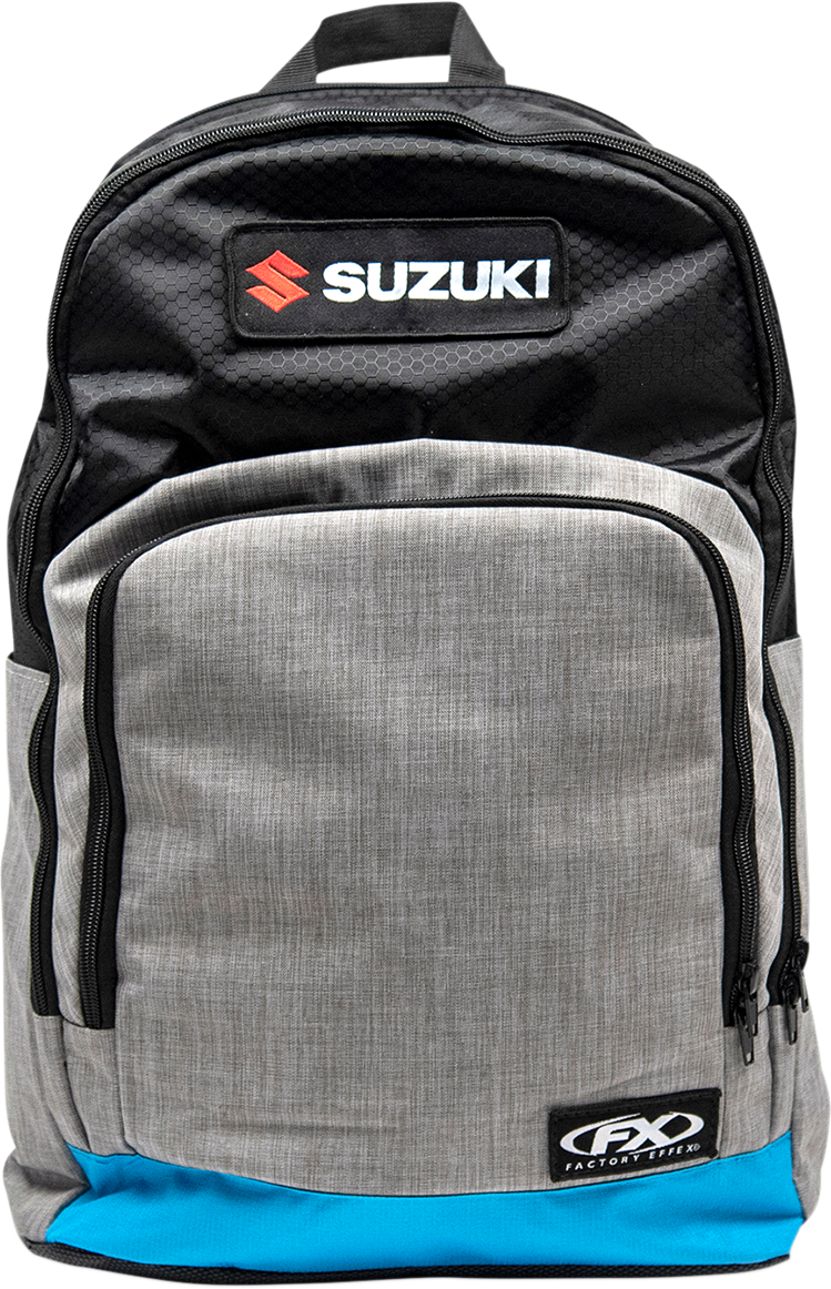 Suzuki Standard Backpack - Black/Gray/Blue - Lutzka's Garage