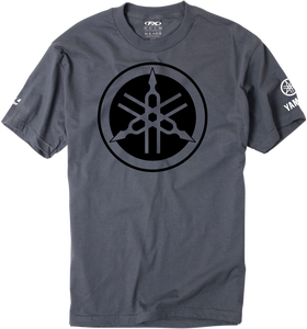 Yamaha Tuning Fork T-Shirt - Charcoal Gray - Medium - Lutzka's Garage