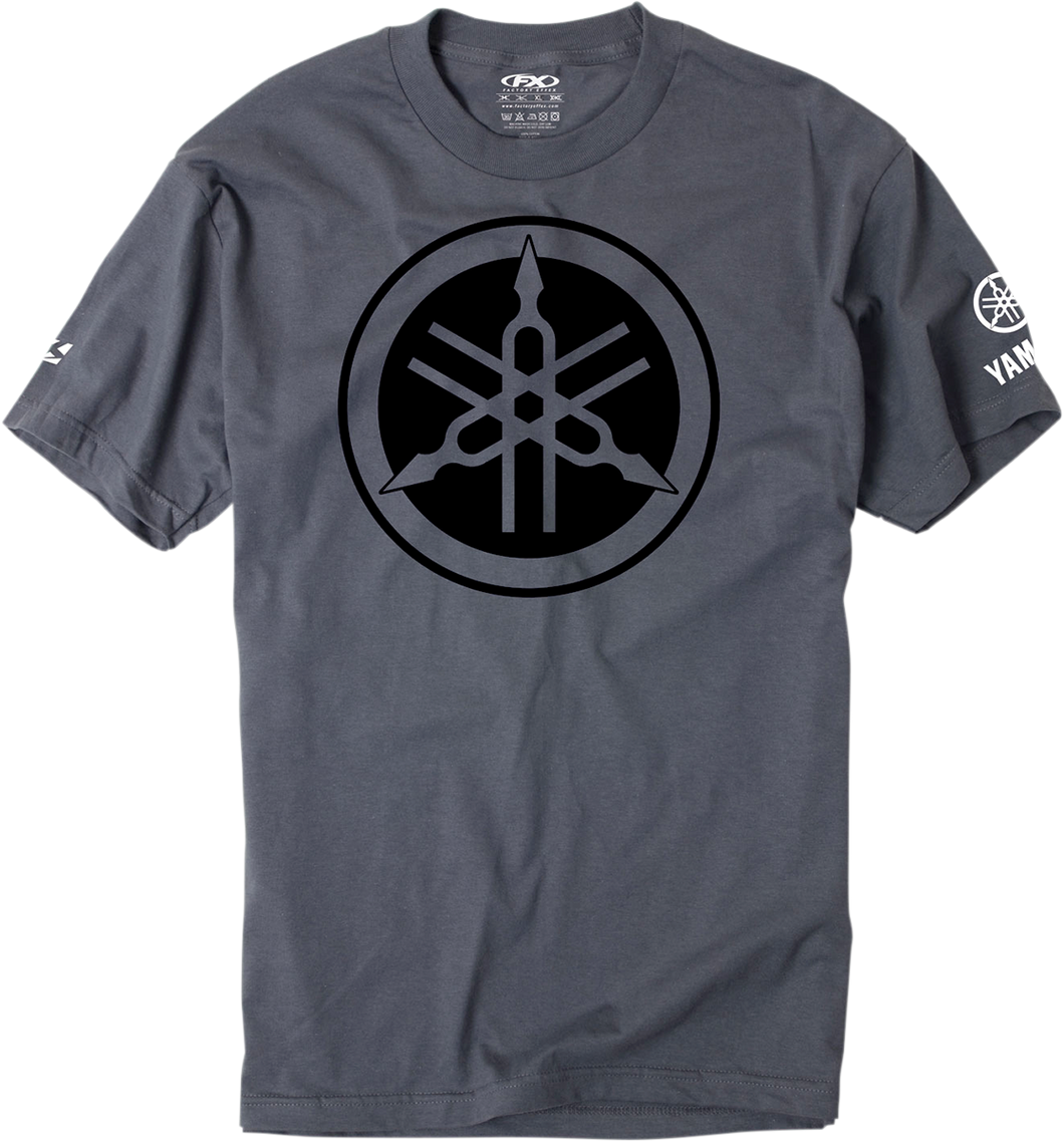 Yamaha Tuning Fork T-Shirt - Charcoal Gray - Medium - Lutzka's Garage