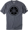 Yamaha Tuning Fork T-Shirt - Charcoal Gray - Medium - Lutzka's Garage