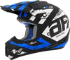 FX-17Y Helmet - Attack - Matte Black/Blue - Small - Lutzka's Garage