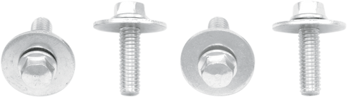 Bolts with Washers - Hex/Flange - M6 x 20 - 10 Pack