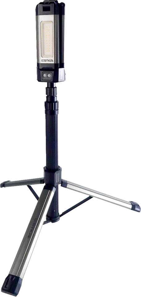 Shop Light w/Tripod - Work Area/Mobile - 2000 Lumens - Rechargeable