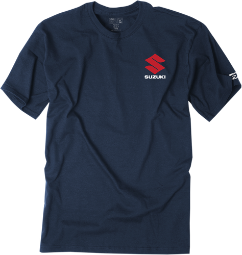 Suzuki Shutter T-Shirt - Navy - Medium - Lutzka's Garage