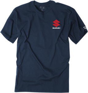 Suzuki Shutter T-Shirt - Navy - Medium - Lutzka's Garage