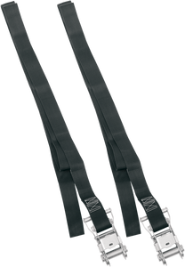 Endless Ratchet Tie-Downs - 1-1/2" x 8 - Black - Lutzka's Garage