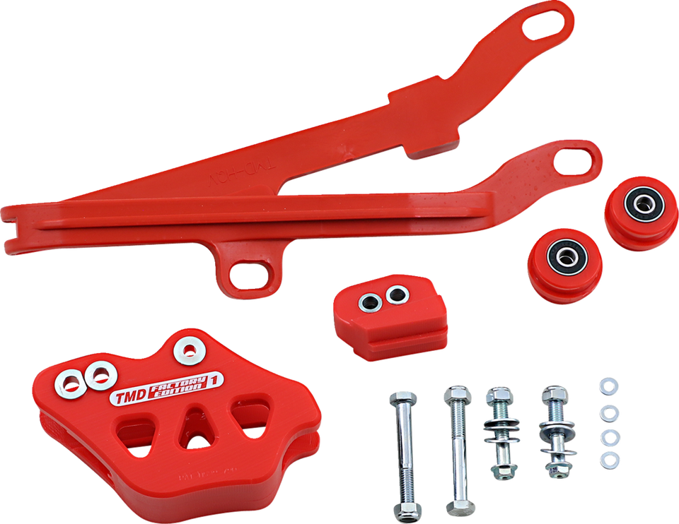 Chain Guide/Slider - Husky - Red - Lutzka's Garage