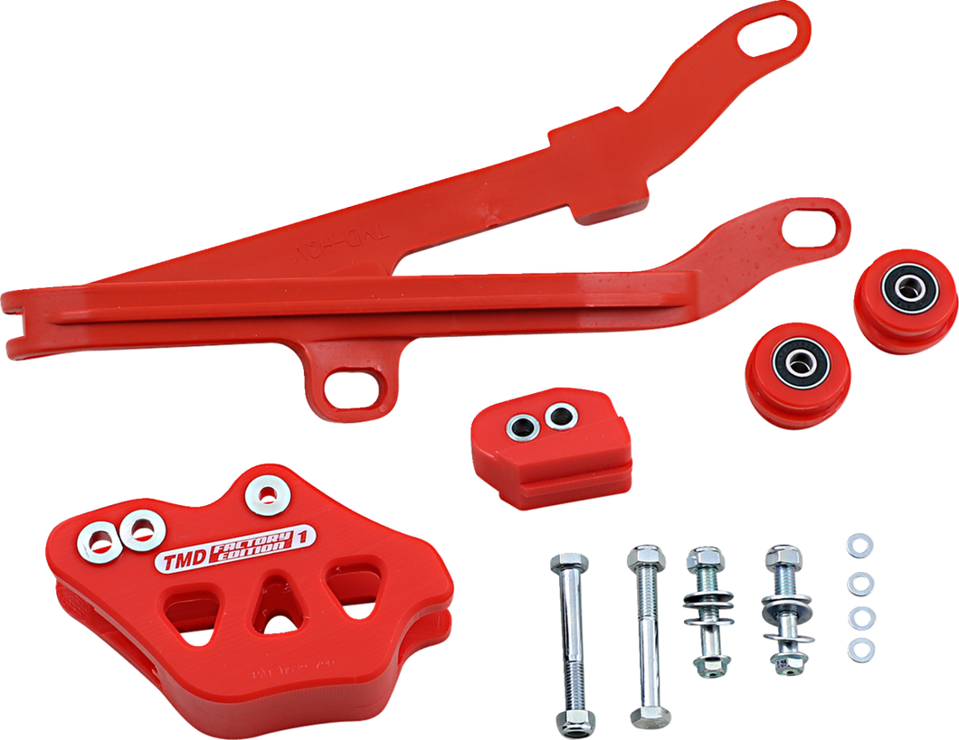 Chain Guide/Slider - Husky - Red - Lutzka's Garage