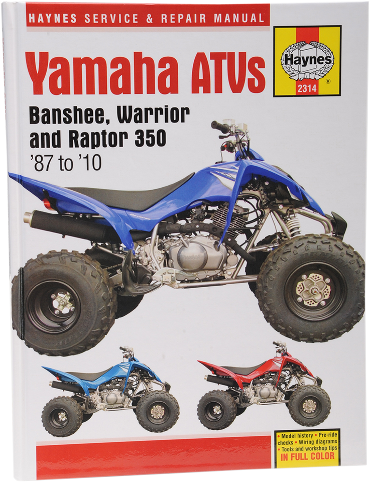 Manual - Yamaha YFM350X/YFZ350