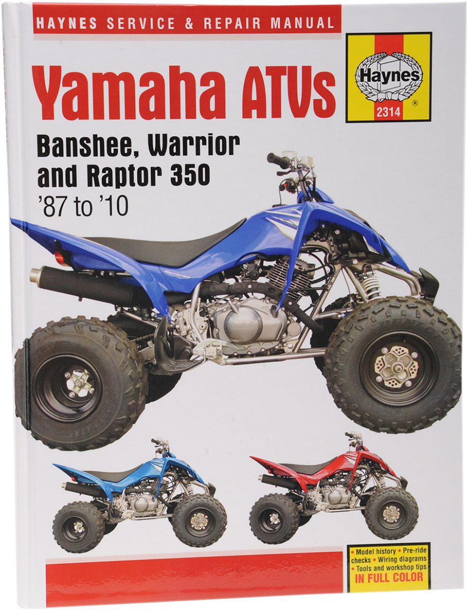 Manual - Yamaha YFM350X/YFZ350