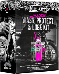 Motorcycle Wash, Protect & Lube Kit