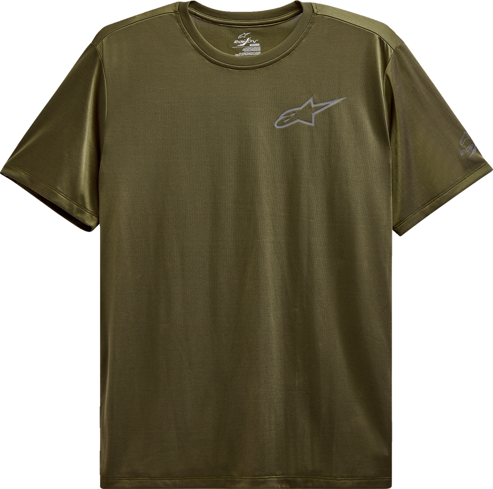 Pursue Performance T-Shirt - Military Green - Medium - Lutzka's Garage