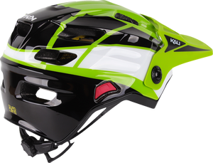 Child Maya Full Face Helmet - Race - Gloss Lime/White/Black - OS