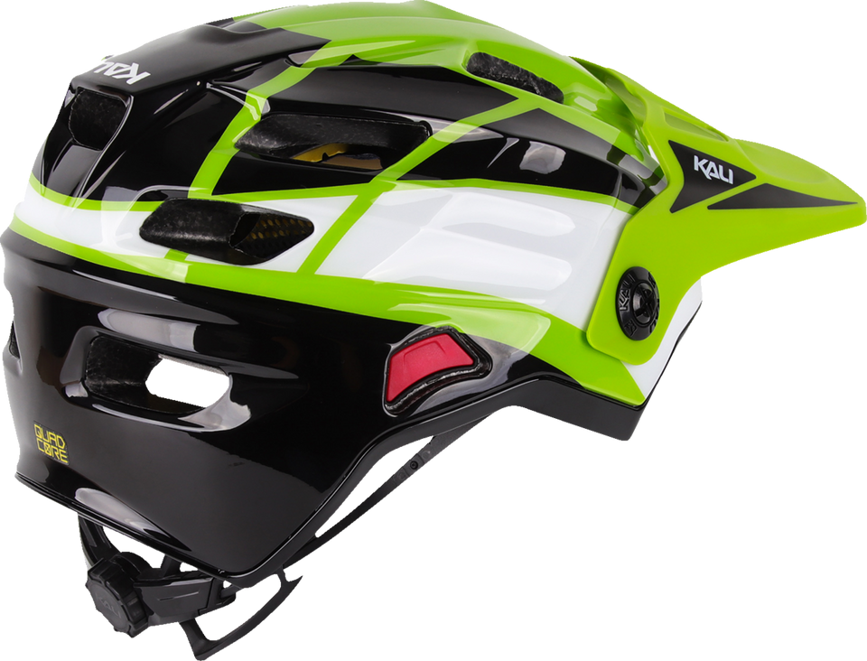 Child Maya Full Face Helmet - Race - Gloss Lime/White/Black - OS