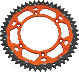 Dual Sprocket - Orange - 50 Tooth - Lutzka's Garage