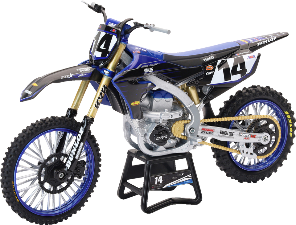 Yamaha Factory Race Team Bike - Dylan Ferrandis - 1:12 Scale - Blue/Black - Lutzka's Garage