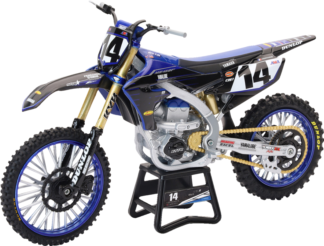 Yamaha Factory Race Team Bike - Dylan Ferrandis - 1:12 Scale - Blue/Black - Lutzka's Garage