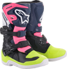 Tech 3S Boots - Black/Blue/Pink - US 11 - Lutzka's Garage