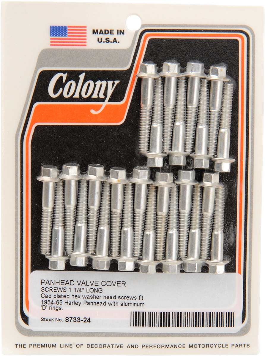 Screws - Valve Cover - Cadmium