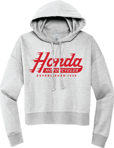 Womens Honda Hoodie - Light Heather Gray - Small - Lutzka's Garage